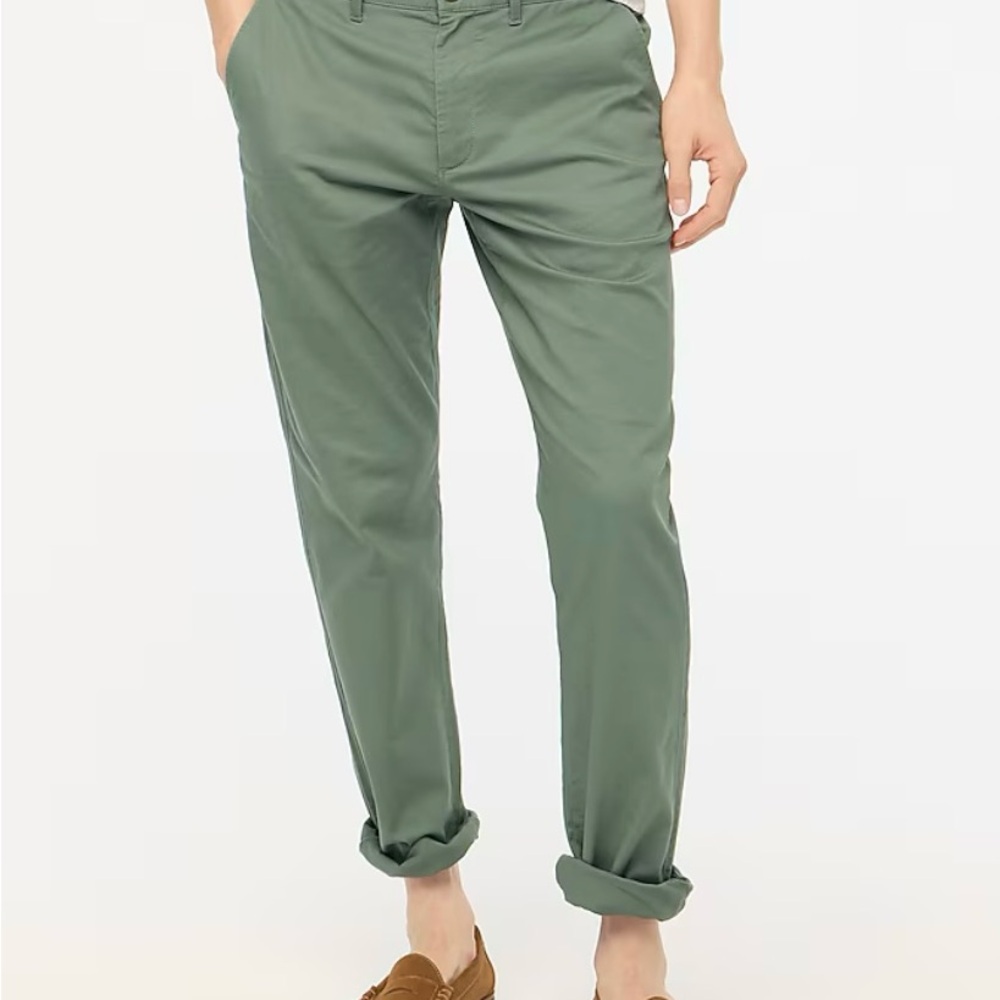 J. Crew Men’s the Sutton Summer Weight Chino Pant Sage 32X30
